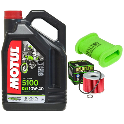 KAWASAKI GPX 750 R 1986-1988 olej + filtry-103844