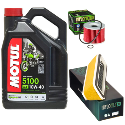 KAWASAKI GPZ 750 R NINJA 1985-1988 olej+filtry-103845