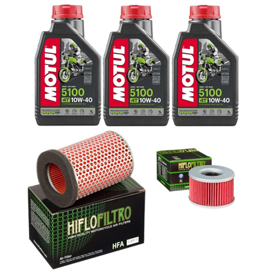 HONDA CX 500 1977-1984 C CUSTOM 82-84 EURO-SPORT 82-86 olej+filtry-88131