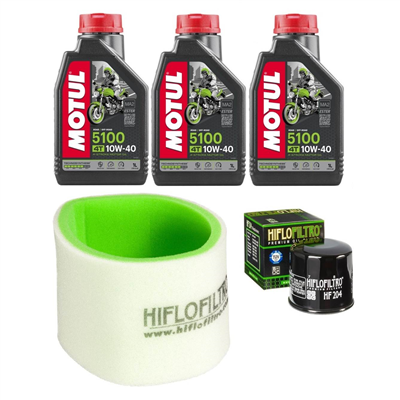 KAWASAKI KVF 750 BRUTE-FORCE 4X4 QUAD 2005-2011 olej+filtry-88138