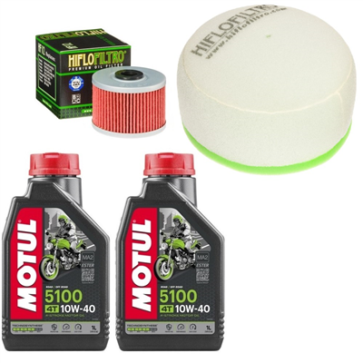 KAWASAKI KLX250 KLX 250 S 2006-2020 olej+filtry-103886