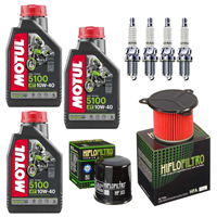 HONDA XRV 650 AFRICA-TWIN 1988-1990 olej+filtry+świece-103696