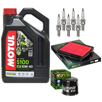 HONDA GL 1800 GOLD-WING 2001-2017 olej+filtry+świece-103697