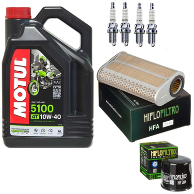 HONDA CB600 CB 600 F FA HORNET 2007 olej+filtry+świece-103707