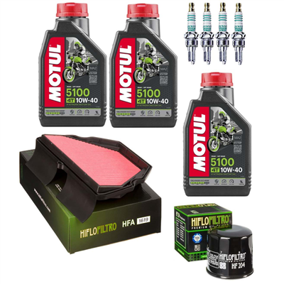 HONDA CBR 600 F / F4i 2001-2007 FS SPORT 2001-2002 olej+filtry+świece-103709