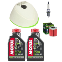 KAWASAKI KX-F KX 250 F 4T 2006-2008 olej+filtry+świeca-103712