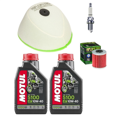 KAWASAKI KX-F KX 250 F 4T 2006-2008 olej+filtry+świeca-103712