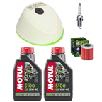 KAWASAKI KX-F KX 250 F 4T 2006-2008 olej+filtry+świeca