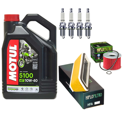 KAWASAKI ZL 900 A ELIMINATOR 1985-1986 olej+filtry+świece-103718