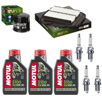 SUZUKI DL 650 V-STROM 2007-2023 olej+filtry+świece-103723