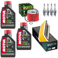 KAWASAKI GPZ 900 R NINJA (ZX900A) 1984-1996 olej+filtry+świece