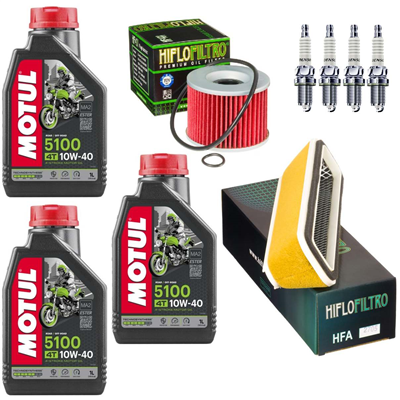 KAWASAKI GPZ 900 R NINJA (ZX900A) 1984-1996 olej+filtry+świece-103726