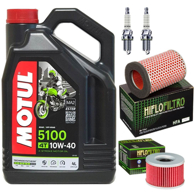 HONDA CX 400 EC 1982-1984 olej+filtry+świece-103727