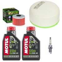 KAWASAKI KLX300 KLX 300 R 1996-2007 (LX300A) olej+filtry+świeca-103730