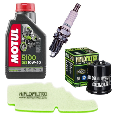 DERBI BOULEVARD 125 150 08-15 olej+filtry+świeca
-99796