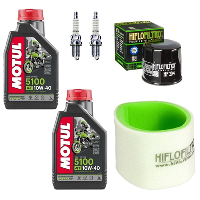 KAWASAKI KVF 750 BRUTE-FORCE 4X4 QUAD EPS 2012- olej+filtry+świece-103755