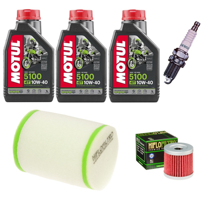 ARCTIC CAT 400 DVX 04-08 QUAD olej+filtry+świeca-99790