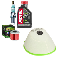 HONDA CRF 450 R 2002 olej+filtry+świeca-99836