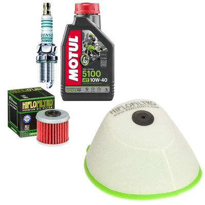 HONDA CRF 450 R 2002 olej+filtry+świeca-99836