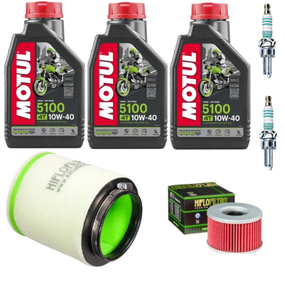 HONDA SXS 700 PIONEER QUAD 2015- olej+filtry+świece-103817