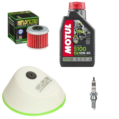 HONDA CRF 250 R 2010-2013 olej+filtry+świeca-103823
