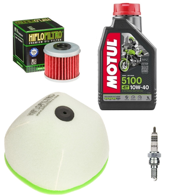 HONDA CRF 250 R 2014-2017 olej+filtry+świeca-103824