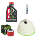HONDA CRF 250 X 2004-2017 olej+filtry+świeca