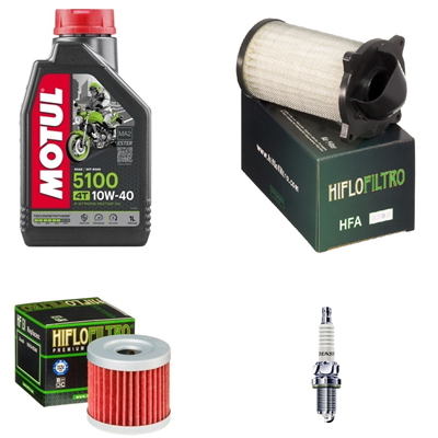 SUZUKI GZ 125 MARAUDER 2004-2007 olej+filtry+świeca-103835