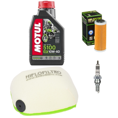 HUSQVARNA FE 350 2017-2023 olej+filtry+świeca-103838