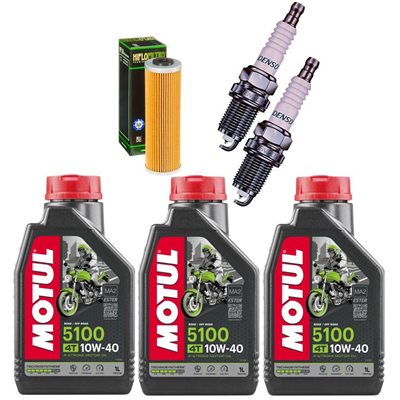 KTM 950 ADVENTURE SUPER-MOTO 03- olej+filtr+świece-55654