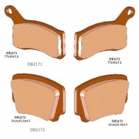 DELTA BRAKING DB2163 + DB2164 KLOCKI HAMULCOWE (zamiennik EBC FA413 + FA414)-69526