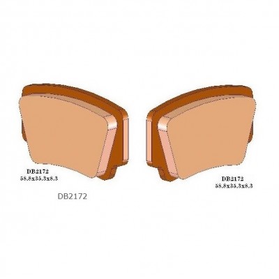 DELTA BRAKING DB2172QD-D KLOCKI HAMULCOWE FA463-68875