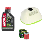 KAWASAKI KX-F KX 250 F 4T 2017-2019 olej+filtry