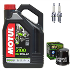 HONDA CBF 500 2004-2008 ABS (PC39) olej+filtr+świece