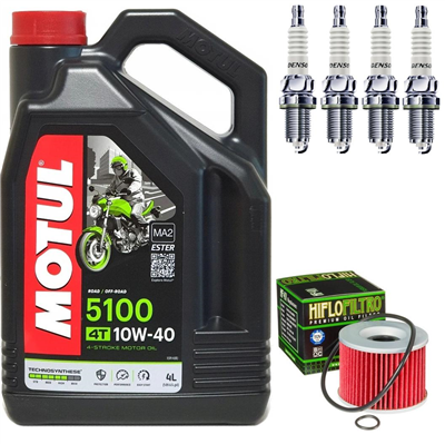 KAWASAKI GTR 1000 A CONCOURS (ZG1000) 1996-2006 olej+filtr+świece-104098