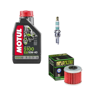 HM MOTO 290 CRE-F CRM-F X IE 4T 2007-2008 olej+filtr+świeca-104065