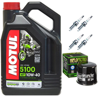 HONDA VFR 800 INTERCEPTOR 2002- CROSSRUNNER 2011- olej filtr świece-55201