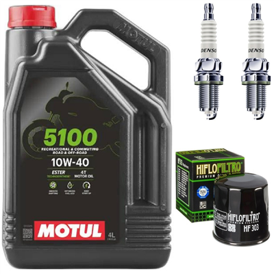 KAWASAKI VN 900 VULCAN / CUSTOM olej+filtr+świece-104383