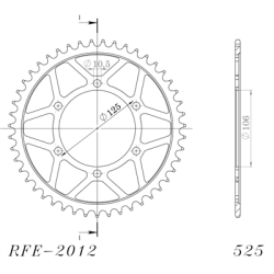 SUPERSPROX RFE-2012:47-BLK ZĘBATKA TYŁ JTR2014.47-33289