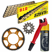 HONDA XL 600 V TRANSALP 91-00 zestaw napęd-owy SPX złoty X-ring-78034