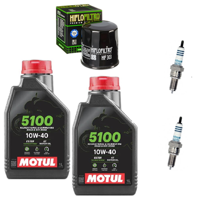 KAWASAKI EX 650 NINJA 2017-2024 olej filtr świece-104806