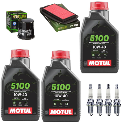 YAMAHA FZ6 600 FAZER 2004-2006 olej filtry świece-104732