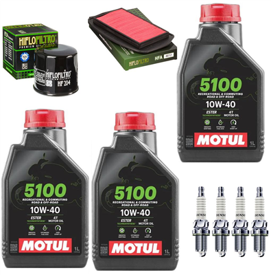 YAMAHA FZ6 600 FAZER 2007-2010 olej filtry świece-104733