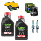 KAWASAKI KLE 650 VERSYS 2008-2014 CITY TOURER 2011 olej filtry świece