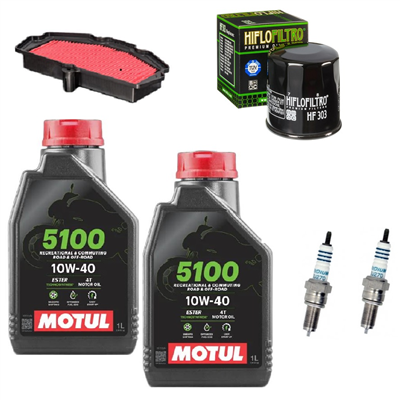 KAWASAKI EX 650 NINJA 2017-2024 olej filtry świece-104799