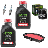 KAWASAKI Z 650 2017-2024 Z650 S RS (ER650) olej filtry świece-104800