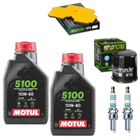 KAWASAKI 650 ER-6N ER-6F 2007-2008 EX650 ER650 olej filtry świece-104739