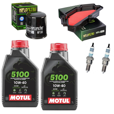 KAWASAKI 650 ER-6N ER-6F 2013-2016 EX650 NINJA 650R olej filtry świece-104798