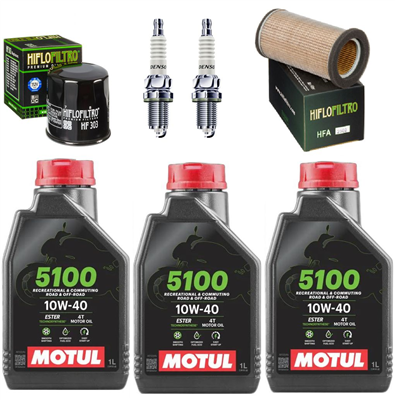 KAWASAKI ER 500 (ER-5) TWISTER 1996-2006 olej filtry świece-104746