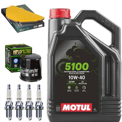 KAWASAKI ZX 600 ZX6-R NINJA 1995-1997 olej filtry świece-104761